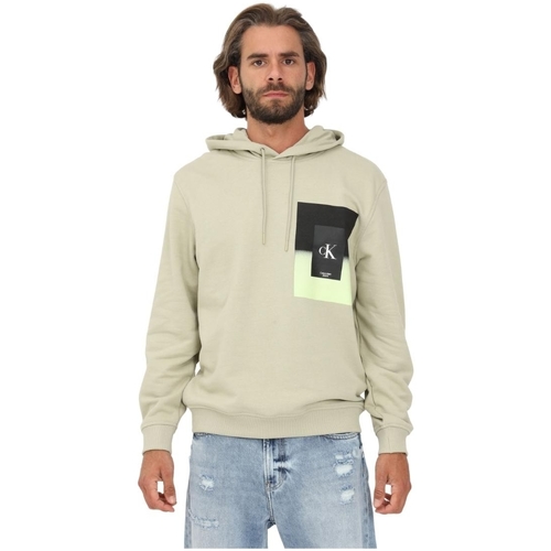 Vêtements Homme Sweats Calvin Klein Merino JEANS Sweatshirt Homme  Ref 57395 RB8 beige Beige