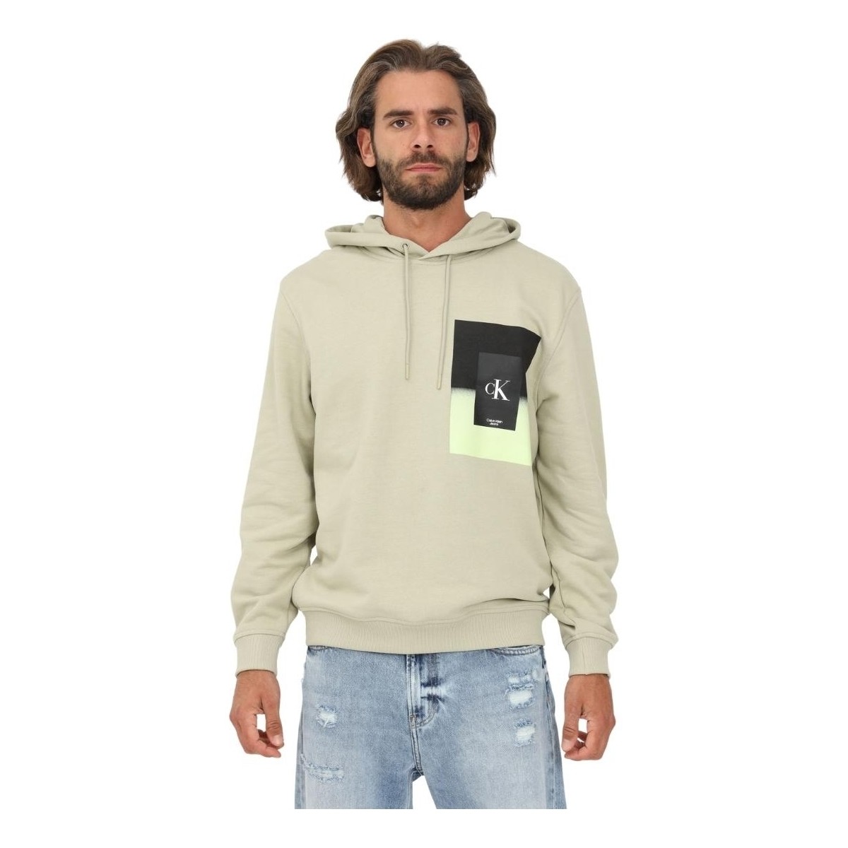Vêtements Homme Sweats Calvin Klein Jeans Sweatshirt Homme  Ref 57395 RB8 beige Beige
