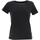 Vêtements Femme T-shirts manches courtes Teddy Smith Ticia blk mc tee l Noir
