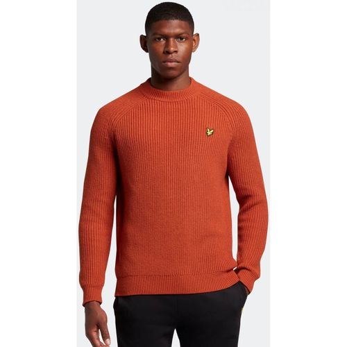 Vêtements Homme Pulls Arthur & Aston KN1701V SHAKER STITCH-W701 VICTORY ORANGE Orange