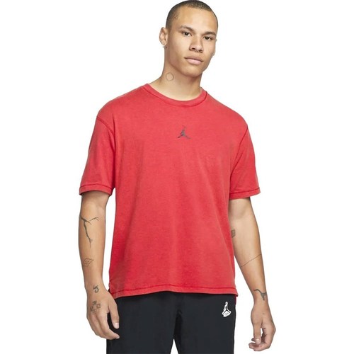 VêDenim Homme T-shirts manches courtes Nike Air Jordan Drifit Rouge