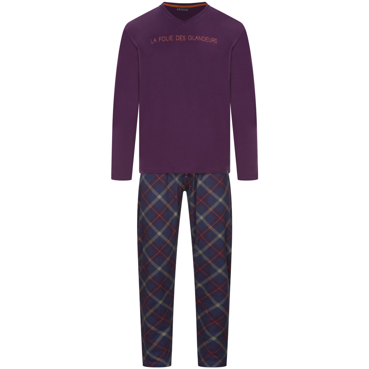 Vêtements Homme Pyjamas / Chemises de nuit Arthur Pyjama long Violet