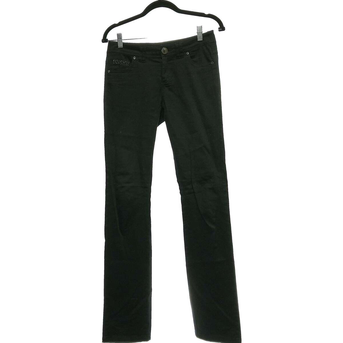 Vêtements Femme Jeans Morgan jean droit femme  34 - T0 - XS Noir Noir