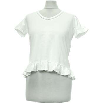 Vêtements Femme Tops / Blouses Manoush Top Manches Courtes  36 - T1 - S Blanc