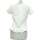 Vêtements Femme Tops / Blouses Manoush Top Manches Courtes  36 - T1 - S Blanc