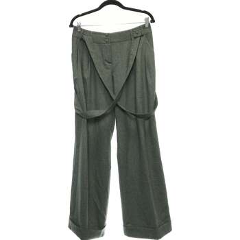 pantalon maje  pantalon droit femme  36 - t1 - s gris 