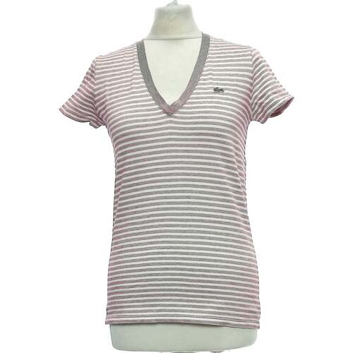 Vêtements Femme T-shirts & Polos Lacoste top manches courtes  36 - T1 - S Rose Rose