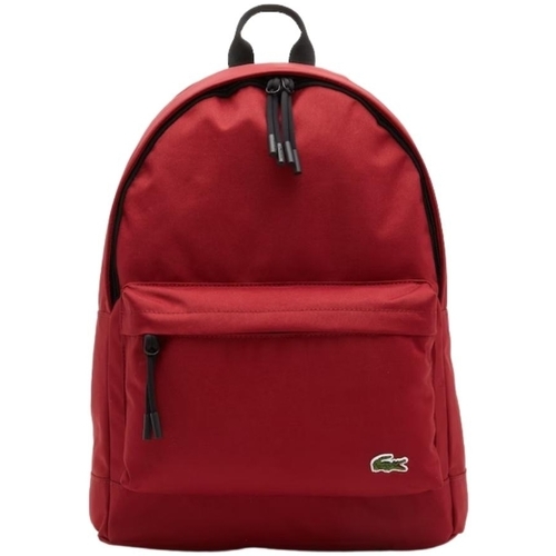 Sacs Homme Plat : 0 cm Lacoste Sac A dos Unisexe  Ref 57396 984 andrinople Rouge