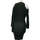Vêtements Femme Robes Manoukian robe mi-longue  34 - T0 - XS Noir Noir