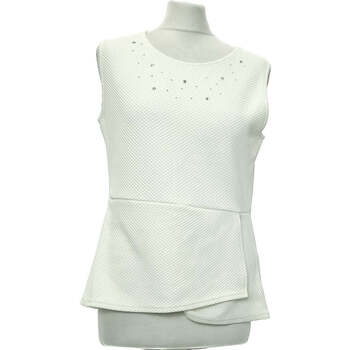 Vêtements Femme Débardeurs / T-shirts sans manche Breal débardeur  38 - T2 - M Blanc Blanc