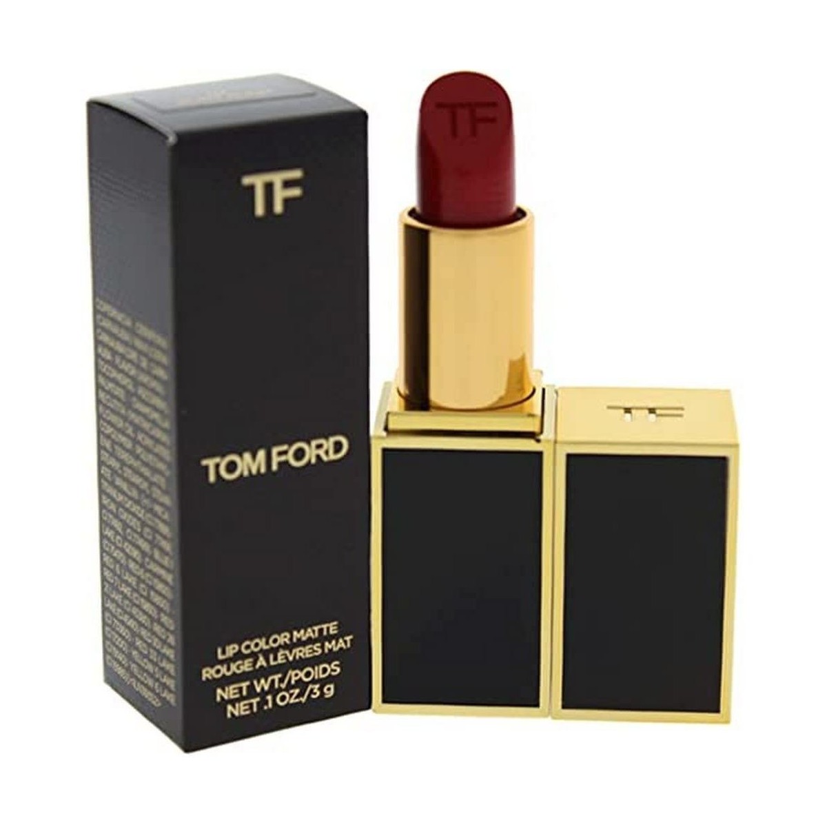 Beauté Femme Eau de parfum Tom Ford Lip Colour Satin Matte 3g - 12 Scarlet Leather Lip Colour Satin Matte 3g - 12 Scarlet Leather