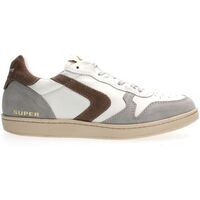 Chaussures Homme Baskets mode Valsport VS2086M - SUPER SUEDE-06 WHITE/GREY/CAPPUCCINO Blanc