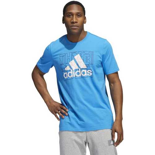 Vêtements Homme T-shirts manches courtes retailer adidas Originals T-shirt Badge Of Sport Bleu