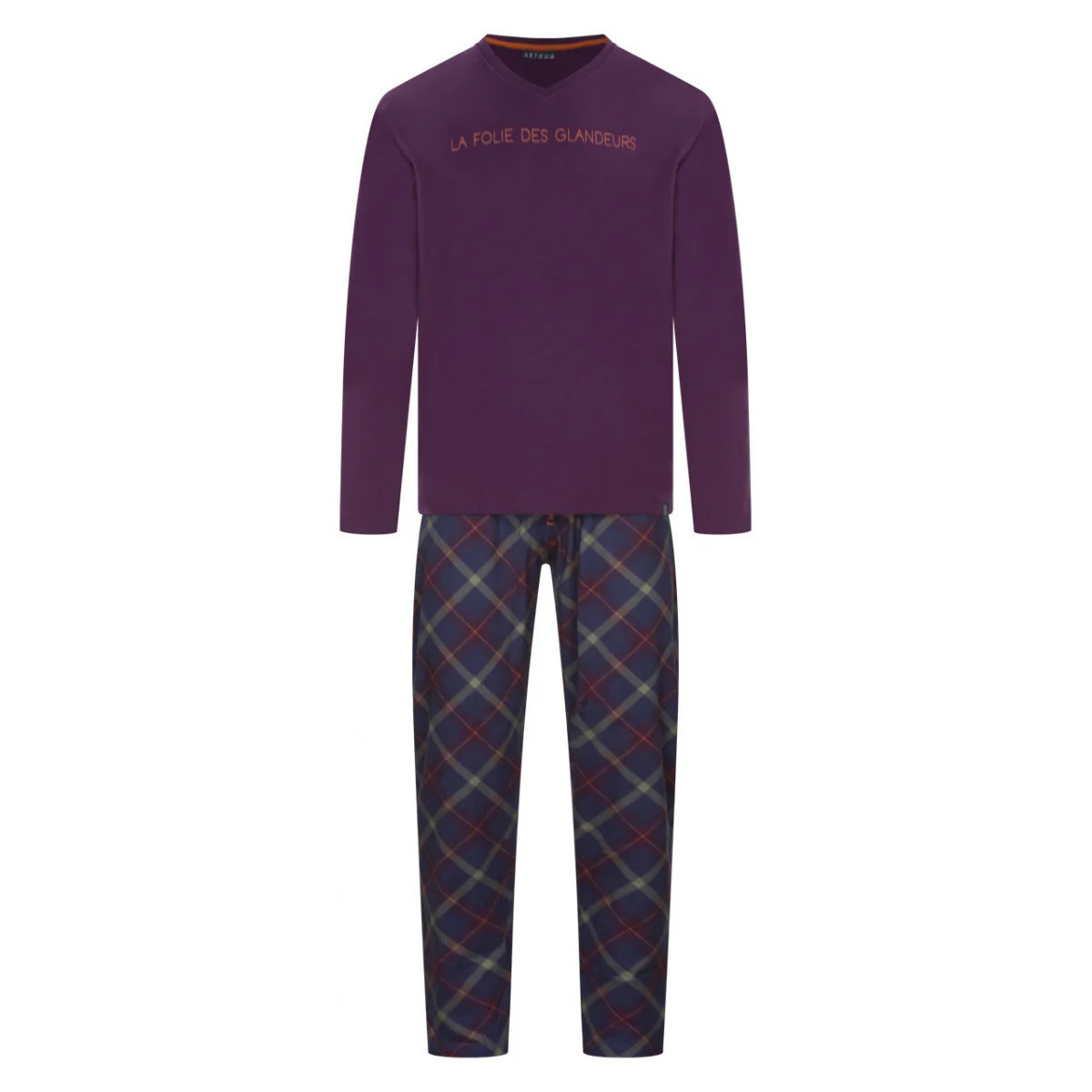 Vêtements Homme Pyjamas / Chemises de nuit Arthur 135838VTAH22 Violet