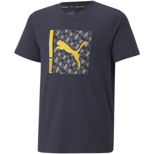 Vêtements Enfant T-shirts Homme courtes Puma T-shirt Active Sport Bleu
