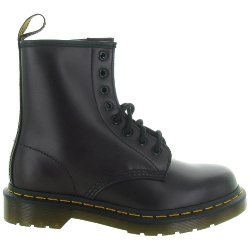 Chaussures Femme Bottines Dr. Martens 1460 SMOOTH Rouge