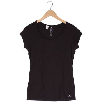 Vêtements Femme T-shirts manches courtes Domyos Tee-shirt  - Taille 40 Noir