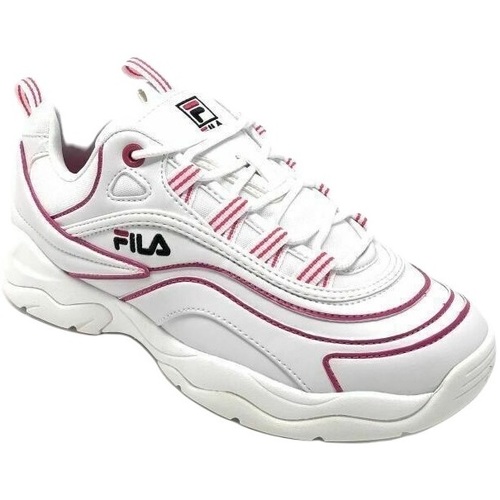 Chaussures Femme Baskets mode spy Fila Ray Lines Blanc