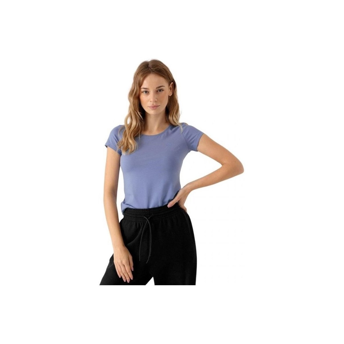 Vêtements Femme T-shirts manches courtes 4F TSD350 Bleu