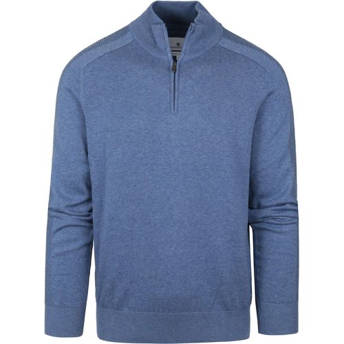 Vêtements Homme Sweats State Of Art Cardigan Demi-Zip Bleu Bleu