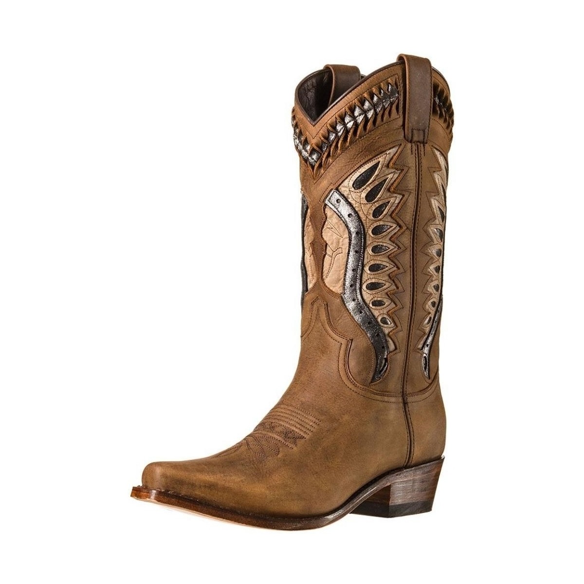 Chaussures Femme Bottes Sendra boots Santiags Femme  Debora Ref 53008 Marron Marron