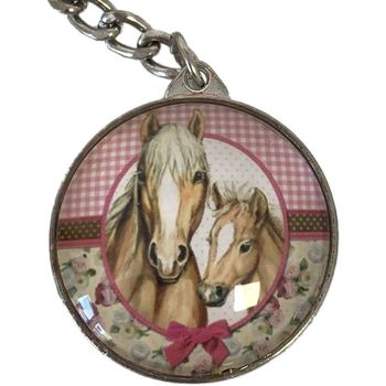 Out Of The Blue Porte-clefs cheval Rose