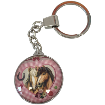 Out Of The Blue Porte-clefs cheval vichy Rose