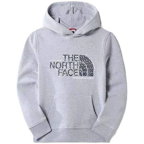 The North Face Pull Drew Peak Junior Light Grey Heather Gris - Vêtements  Sweats Enfant 65,00 €