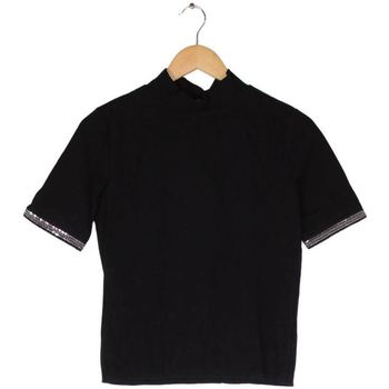 Vêtements Femme T-shirts manches courtes Zara Tee-shirt  - Taille 38 Noir