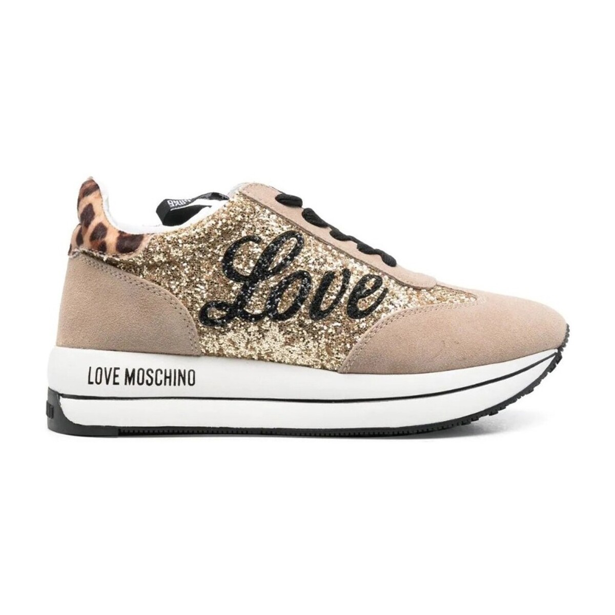 Chaussures Femme Baskets mode Love Moschino JA15384G1FJJ390A Beige