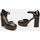 Chaussures Femme Escarpins Bata Escarpins avec large talon et plateau Noir