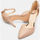 Chaussures Femme Escarpins Bata Escarpins pour femme en cuir avec bride Gris