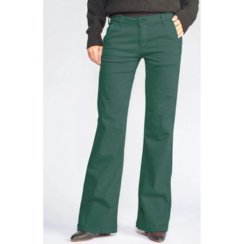 Vêtements Femme Pantalons Le Temps des Cerises Pantalon flare joelle vert sapin Vert