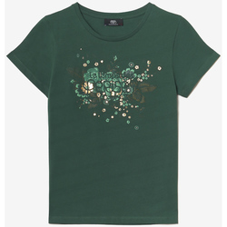 Vêtements Femme T-shirts & Polos Le Temps des Cerises T-shirt frankie vert sapin Vert