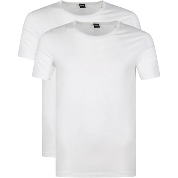 Vêtements Homme T-shirts & Polos BOSS T-Shirts Moderne Lot de 2 Blanc Blanc