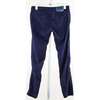 Trussardi Pantalon en coton Bleu