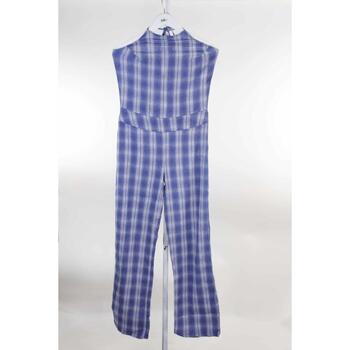Vêtements Femme Combinaisons / Salopettes Jolie Jolie Combinaison en coton Bleu