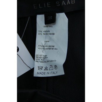 Elie Saab Pantalon noir Noir