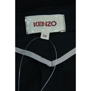 Kenzo Pantalon en coton Noir