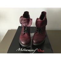 Chaussures Femme Boots Metamorf'Ose Boots bordeaux Bordeaux