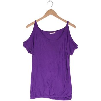Vêtements Femme T-shirts manches courtes Camaieu Tee-shirt  - Taille 40 Violet