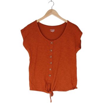 Vêtements Femme T-shirts manches courtes Camaieu Tee-shirt  - Taille 40 Orange