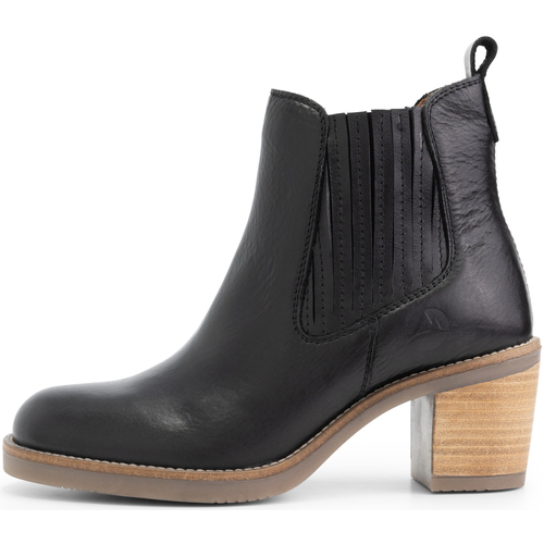 Chaussures Femme Low Boots boots Travelin' Carantec Da Noir