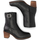 Chaussures Femme Low boots Mysa Cuir de coquelicot Noir