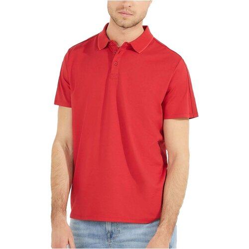 Vêtements Homme T-shirts manches courtes Guess M2YP25 KARS0 Rouge