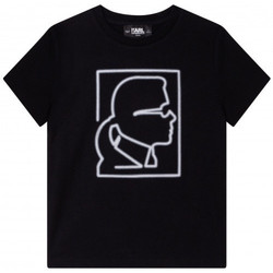 Vêtements Enfant T-shirts & Polos Karl Lagerfeld Tee shirt  noir junior Z25357/09B Noir