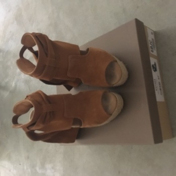 Chaussures Femme Sandales et Nu-pieds Kanna Sandales compensées Marron