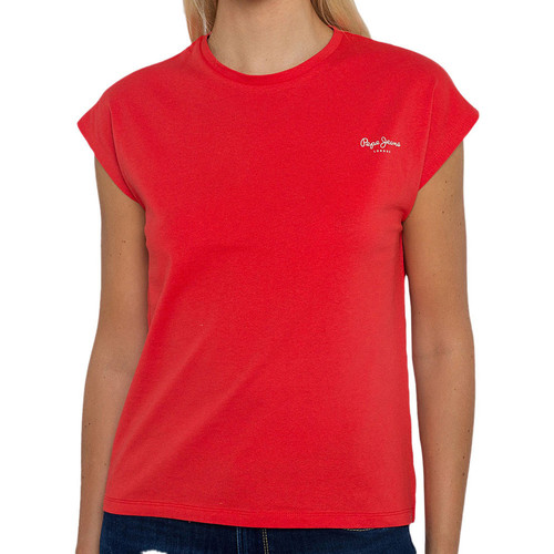 Vêtements Femme T-shirts & Polos Pepe Yessica JEANS PL504821 Rouge