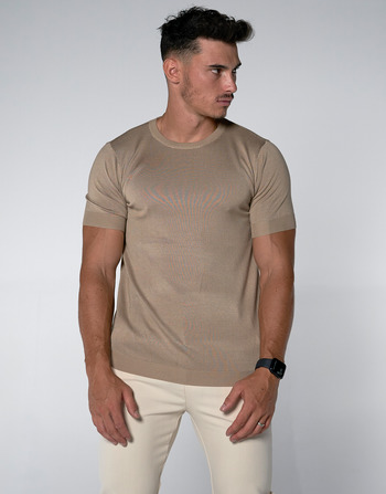 Vêtements Homme T-shirts manches courtes THEAD. AUSTIN T-SHIRT Camel