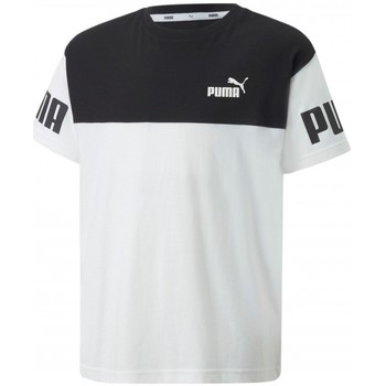 Vêtements Garçon T-shirts manches courtes Tee Puma TEE SHIRT JR P PWR CLB -  WHITE - 140 Multicolore